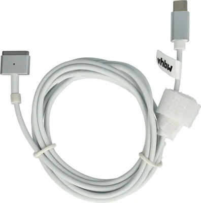 Produktbild von vhbw Adapterkabel USB Typ C auf MagSafe 2 kompatibel mit Apple Macbook Pro 17" (Ende 2012 - 2017) Notebook, Laptop - 170 cm, 65 W, PVC