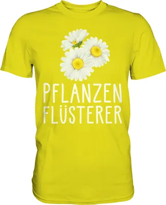 Produktbild von Pflanzen Flüsterer Gärtner Garten T-Shirt – Pixel Lime / XL