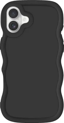 Zdjęcie produktu dla Avizar, etui na iPhone'a 16 Plus Silicone Shockproof Candy Series, czarne