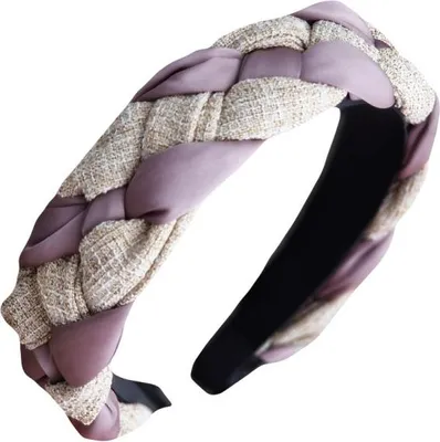 Produktbild von Carla Haarband für Damen Wonyobbor lila-weiß Universal