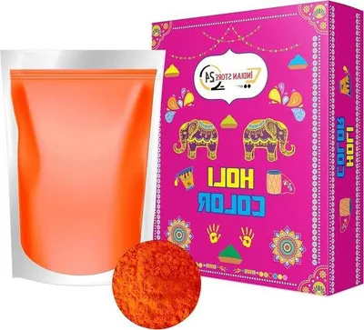 Produktbild von Oranges Glitzerpulver 1kg wasserlöslich Festival Farben