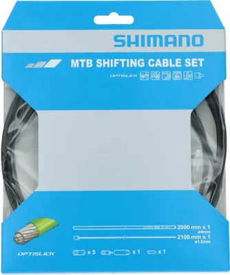 Produktbild von SHIMANO Schaltzug-Set MTB OPTISLICK - 2000 mm, Schwarz