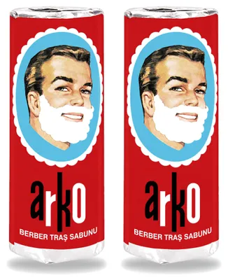 Obrázek produktu pro 2 x Arko pleťové mýdlo - Péče o pokožku a její ochrana - 75 ml - Výhodný balení - 2 kusy