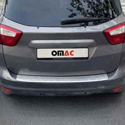 Image de Protection Seuil De Pare-Chocs Arriére pour Ford C-MAX 2 2010-2019 Acier Brossé