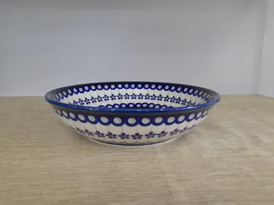 Produktbild von Bolesławiec Keramik Salatschüssel 1013/166 Handgefertigt