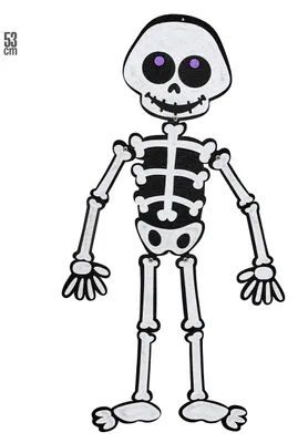 Produktbild von Halloween Skelett Deko für Kinder