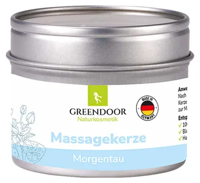 Produktbild von GREENDOOR Massagekerze  Morgentau