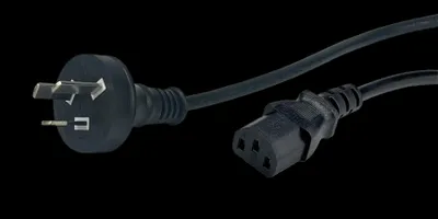 Obrázek produktu pro Australský napájecí kabel AC 1,8 m, 3x0,75 mm², černý