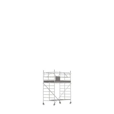 Produktbild von Alu Fahrgerüst Mod. W - Breite: 1,50 m, Länge: 2,50 m - Arbeitsh.: 4,60 m