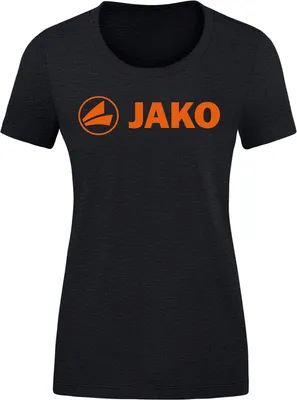 Produktbild von Jako Promo T-Shirt Damen - Schwarz Meliert / Neonorange