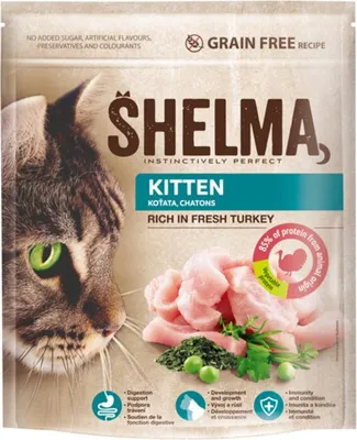 Obrázek produktu pro Shelma 750g KRŮTÍ granule, kotě