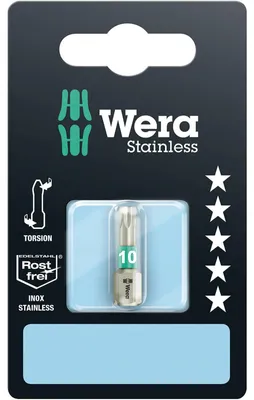 Image de Wera  3867/1  TS SB  TORX® Bits,  acier inoxydable  - 05073620001