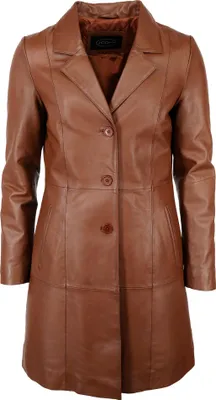 Produktbild von JCC Ledermantel IK14-2 Damen brown 46