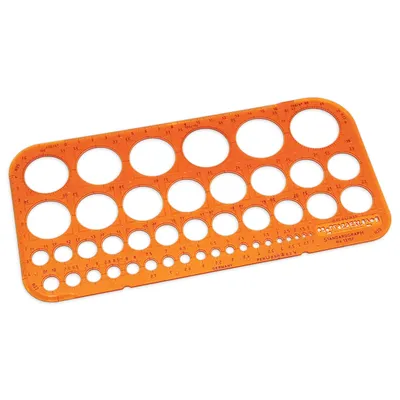 Produktbild von STANDARDGRAPH Zeichenschablone orange