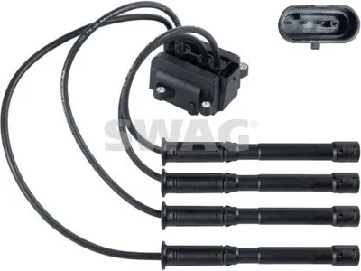 Produktbild von SWAG 60 92 6494 Zündspule für RENAULT CLIO II (BB0/1/2, CB0/1/2) TWINGO I (C06) KANGOO (KC0/1) KANGOO Express (FC0/1) TWINGO I Kasten (S06)