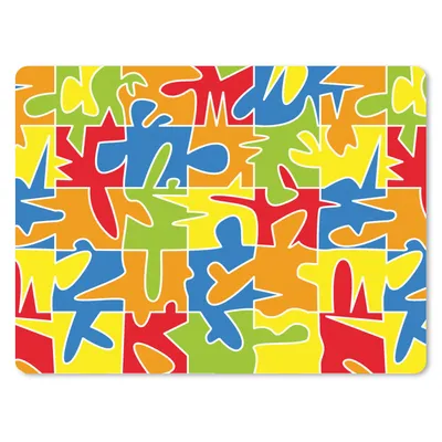 Produktbild von MuchoWow® Mauspad Mousepad Puzzle - Muster - Abstrakt 40x30 cm - Mousepads - Maus Mat - Pad - Mausunterlage - Anti Rutsch