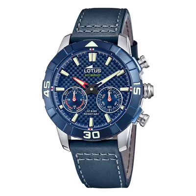 Produktbild von Lotus Herren Uhr Classic Sport Elegant Leder Armbanduhr blau UL18811/3