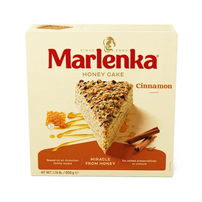 Produktbild von MARLENKA® Honigtorte mit Zimt – Honigkuchen, Torte, Kuchen (1 x 800 g)