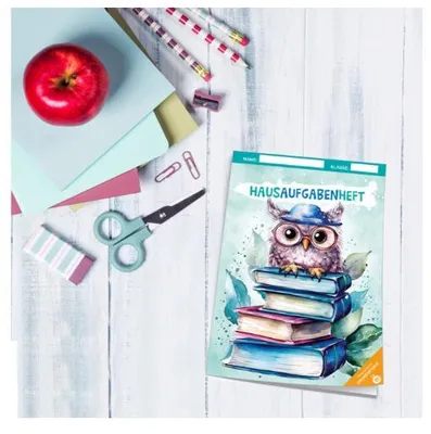 Image de Trötsch Cahier de devoirs école primaire Hibou