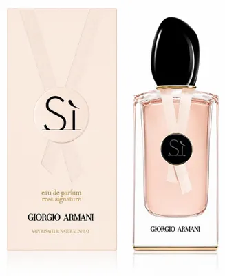 Produktbild von Giorgio Armani Sì Rose Signature 100 ml, Frauen, 100 ml, Nicht nachfüllbare Flasche, Rose, Vanilla, Patchouli, Spray