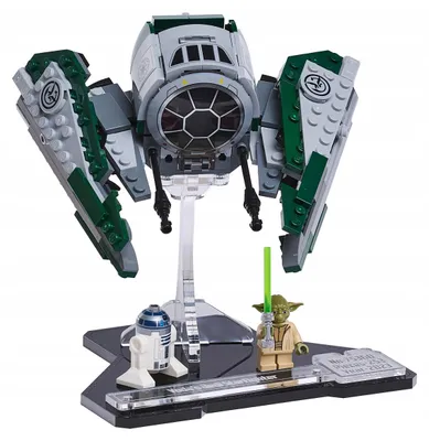 Zdjęcie produktu dla Czarna podstawa do zestawu LEGO® 75360 Star Wars – Yodas Jedi Starfighter™