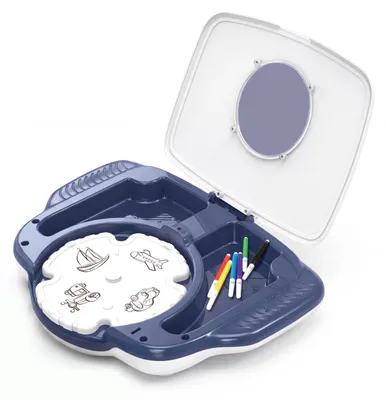 Produktbild von Wiky Zeichenprojektor für Kinder mit Vorlagen und Filzstiften 39 cm