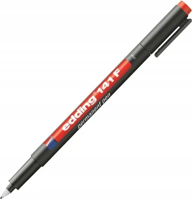 Produktbild von Edding 4-141002, Rot, Extrafein, Schwarz, Rund, 0,6 mm, Deutschland