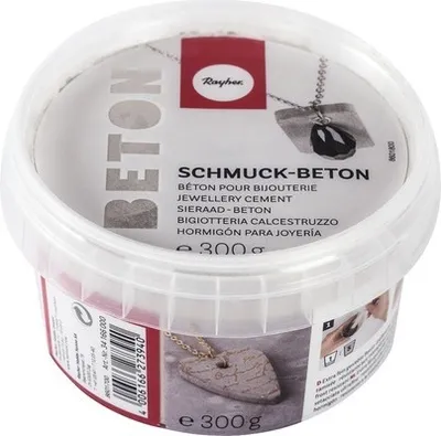 Produktbild von Rayher Schmuck Beton 300g Kreativ Beton für Schmuckherstellung und Bastelprojekte