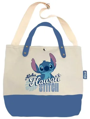Produktbild von Arditex Lilo & Stitch 37x26x11 Cm Canvas Stofftasche Beige Kinder Beige One Size