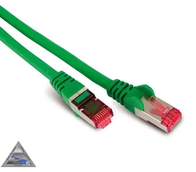 Produktbild von Patchkabel cat6A S/FTP PIMF Halogenfrei grün 025m