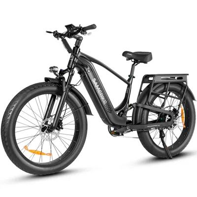 Produktbild von 26 Zoll ElektroFahrrad E BIKE 4,0 Zoll Reifen, hydraulische Scheibenbremsen, verstellbare Stoßdämpfung, LCD-Display mit USB, zweifache Antriebsmodi