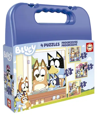 Produktbild von Set von 4 Puzzles mit Charakteren aus einer beliebten Serie für Kinder