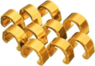 Produktbild von Fahrrad Bremse Bowdenzug Aluminium Halter C-Clips 10 Stück