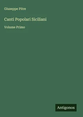 Produktbild von Sizilianische Volkslieder