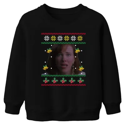 Obrázek produktu pro Kate Kevin Home Alone Mum - Ugly Christmas Sweater Christmas Uni dětská mikina, černá, 152 cm