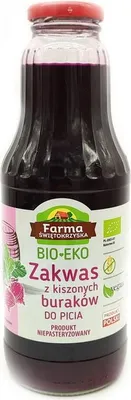 ZAKWAS Z BURAKÓW KISZONYCH NIEPASTERYZOWANY BEZGLUTENOWY BIO 700 ml - FARMA ŚWIĘTOKRZYSKA