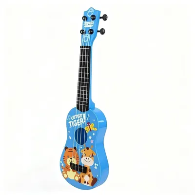 Produktbild von Musikalische Ukulele für Kinder - 42 cm - Mit 4 verstellbaren Saiten
