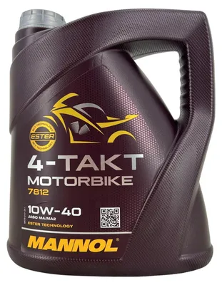 Produktbild von Mannol Motoröl 4T Motor10W40 4L Ester + Ma2 Synthetisch (7812) (Api Sn)
