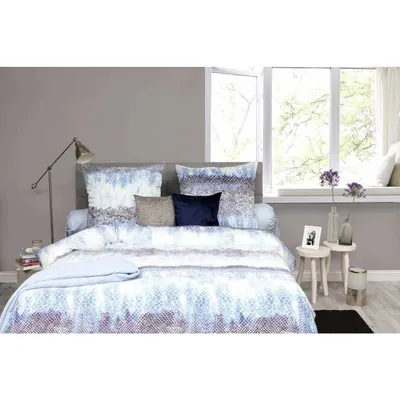 Immagine prodotto di HNL Living Fedde maco satin biancheria da letto blu 155x220 + 80x80