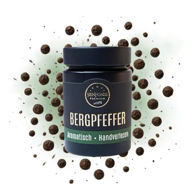 Produktbild von Indischer Bergpfeffer - ganz, 80 g
