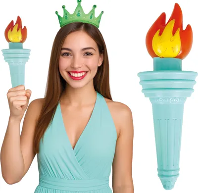 Imagen del producto de Decoración de antorchas para el carnaval de verano en Hawái, ideal para fiestas en la playa, un accesorio creativo que evoca un ambiente tropical. Color: Multicolor