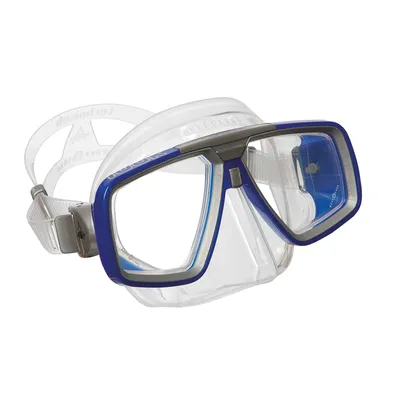 Image de AquaLung masque de plongée Look, Couleur:bleu, Couleur du silicone:transparent