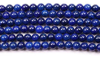 Produktbild von Lapislazuli Perlen 8mm Rund Naturstein Edelstein DIY Schmuck