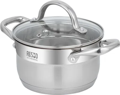 Produktbild von Resto Kasserolle 1,9 l (silber, Edelstahl, Induktionsherd, spülmaschinenfest)