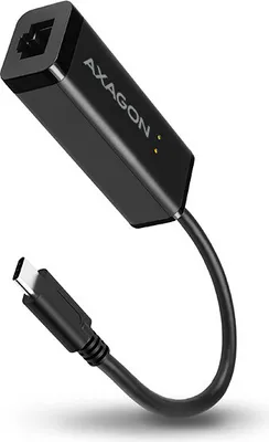 Zdjęcie produktu dla Axagon ADE-SRC, Przewodowa, USB Type-C, Ethernet, 1000 Mbit/s, Czarny