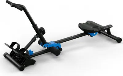 Image de Capital Sports Rameur pliant pour la maison Rameur de sport avec résistance magnétique, rameur pliant de musculation avec écran LCD, rameur magnétique à 8 niveaux pour un usage domestique. Les avantages de l'aviron sans se mouiller.