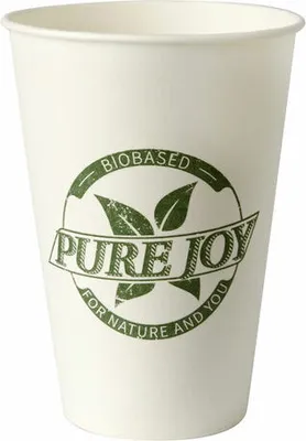 Produktbild von 50x Pappbecher Heißgetränkebecher ToGo 0,2 l 'Pure Joy'