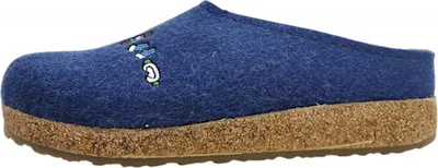 Produktbild von Haflinger Grizzly Pistenglück Damen Hausschuh in Blau, Größe 39