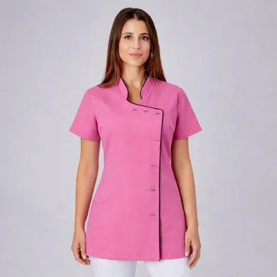 Produktbild von Tunikajacke "Asia-Style" pink Gr. M : M : hot pink : 50% Baumwolle 50% Polyester (273)