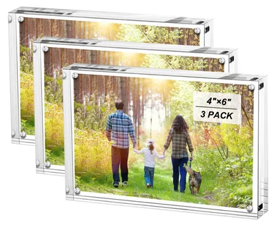 Productafbeelding van Set van 3 Dubbelzijdige Acrylfotolijsten